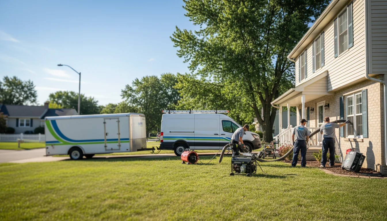 Flooded Basement Restoration And Cleanup With Repair in Havana, IL near me